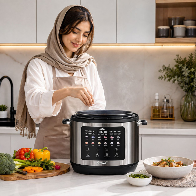 مولتی کوکر 6 لیتری کادیلا مدل CA1008MC