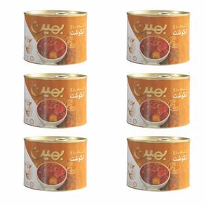 کنسرو آبگوشت بهین - 400 گرم بسته 6 عددی