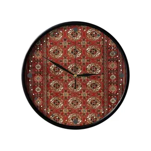 ساعت دیواری مدوپد طرح فرش ترکمان مدل C-Torkaman09