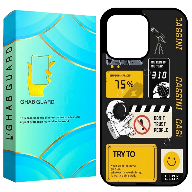  کاور قاب گارد طرح فضانورد مدل GCHP15PM مناسب برای گوشی موبایل اپل iPhone 15 Pro Max