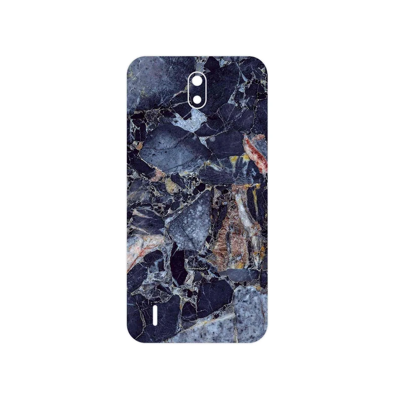 برچسب پوششی ماهوت مدل Broken black marble مناسب برای گوشی موبایل نوکیا C1