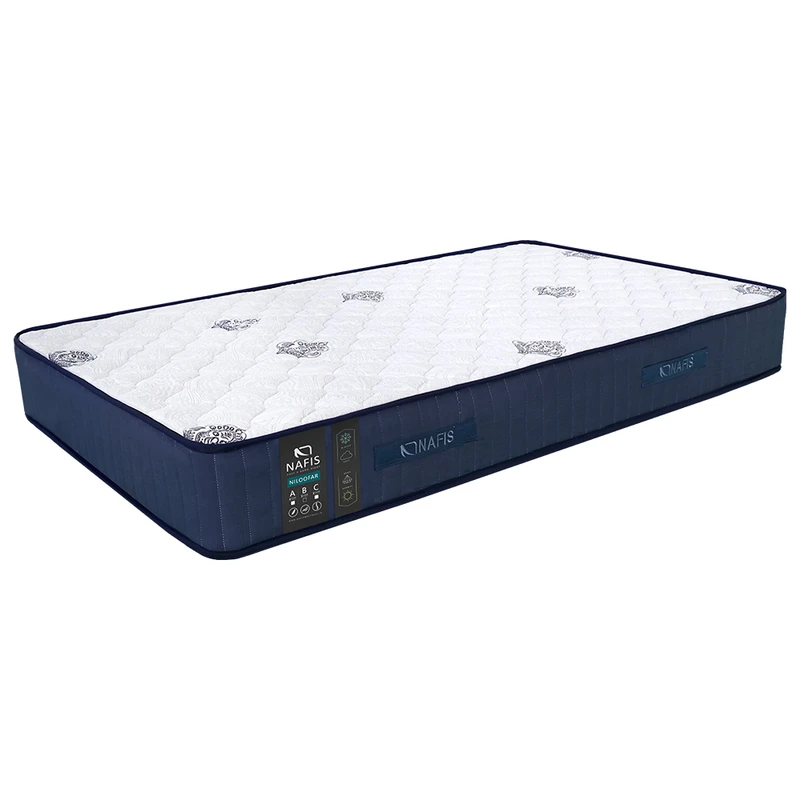 تشک نفیس مدل طبی فنری نیلوفر B یک نفره سایز 90x200 سانتی متر 