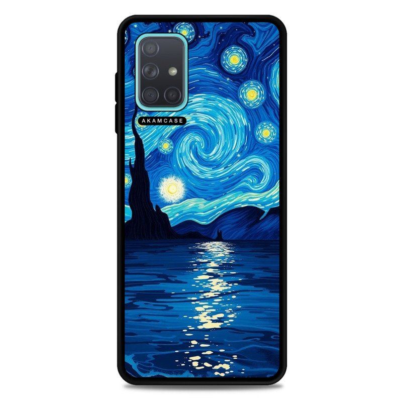 کاور آکام مدل AMC-WSGA71-VANGOGH-14 مناسب برای گوشی موبایل سامسونگ Galaxy A71