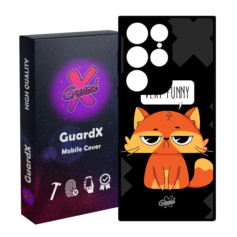 کاور گارد ایکس طرح Funny مدل Glass10161 مناسب برای گوشی موبایل سامسونگ Galaxy S24 Ultra