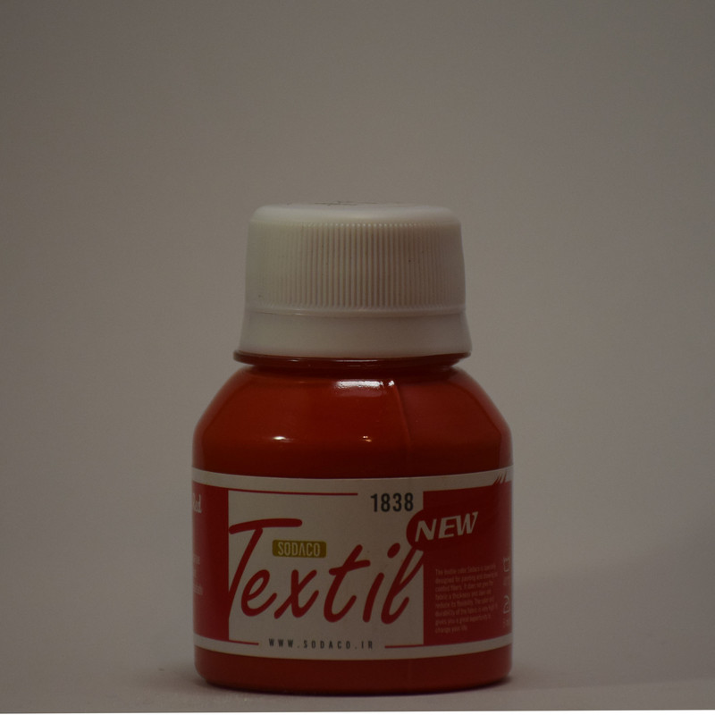 رنگ پارچه سوداکو مدل TexTieکد ۰۱ حجم ۵۵ میلی لیتر بسته 6 عددی