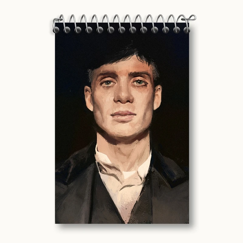 دفتر یادداشت 50 برگ خندالو مدل پیکی بلایندرز (Peaky Blinders) کد F878