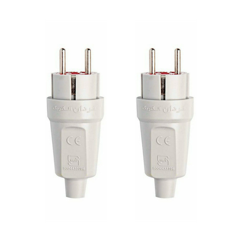 دوشاخه برق فردان الکتریک مدل FA_16 بسته 2 عددی