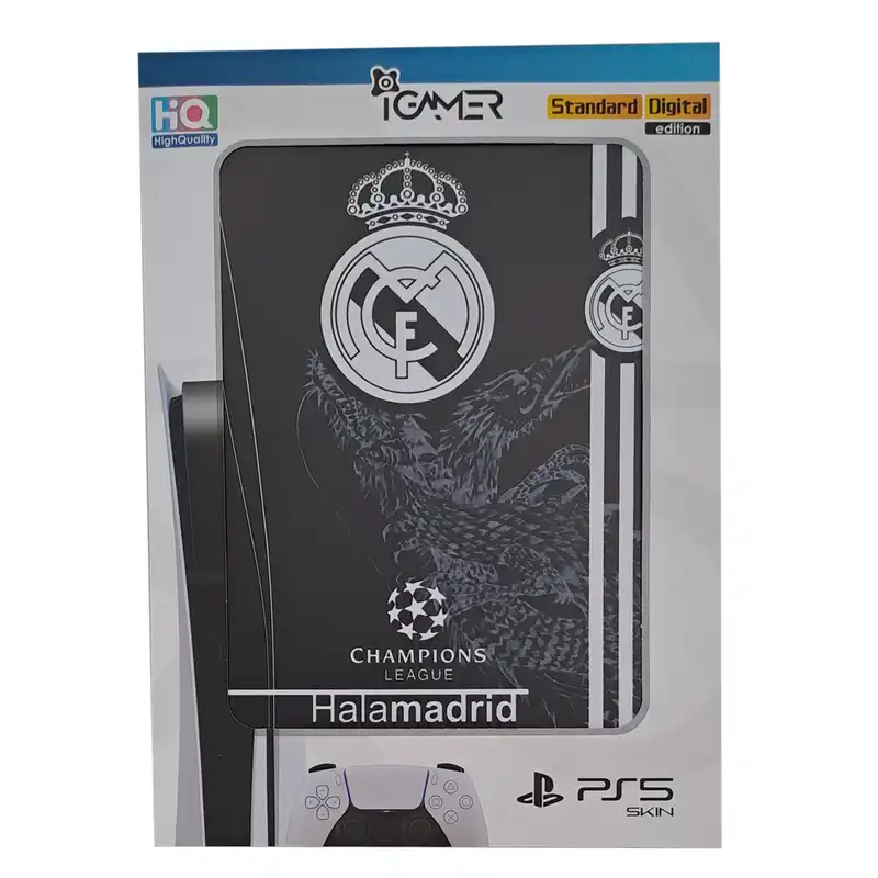 برچسب کنسول پلی استیشن 5 آیگیمر طرح رئال مادرید مدل SKIN0022
