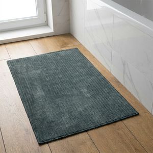 پادری شاران هوم مدل اسفنج دار طرح مخمل راه راه فانتزی سایز 50×100 سانتی متر