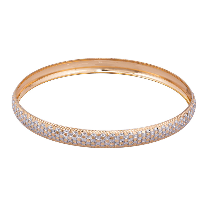 النگو طلا 18 عیار زنانه گالری یارطلا کد AL17-W-4