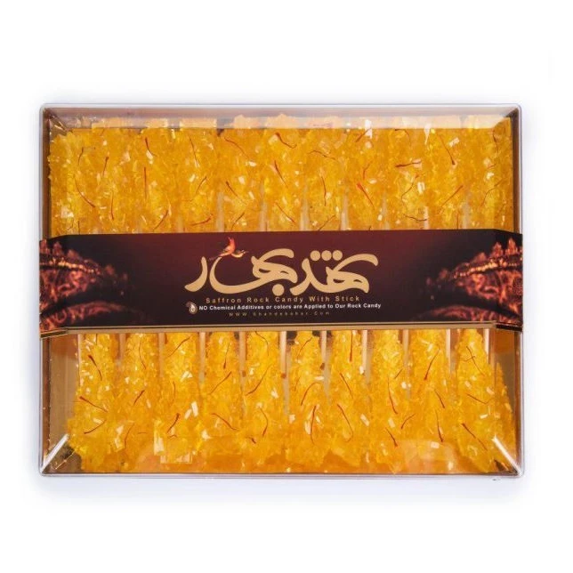 نبات چوبی پر زعفران کریستال شهدبهار - 500 گرم