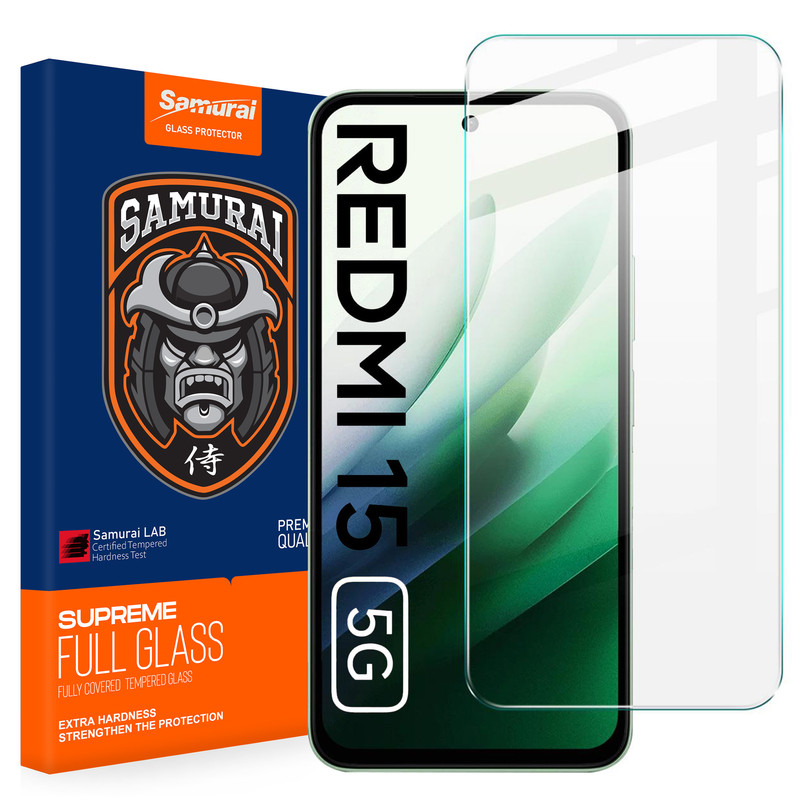 محافظ صفحه نمایش سامورایی مدل Invisiglass مناسب برای گوشی موبایل شیائومی Redmi 15 5G