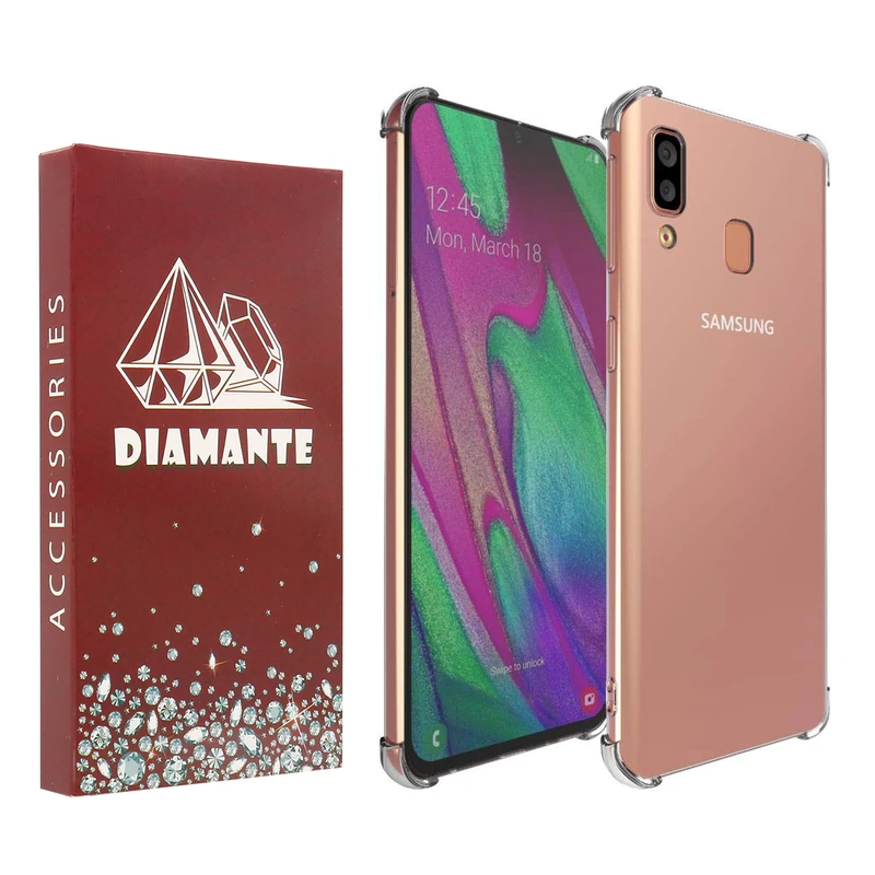 کاور دیامانته مدل Shiny Ros مناسب برای گوشی موبایل سامسونگ Galaxy A40