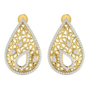 گوشواره نقره زنانه ژابیز کد 078