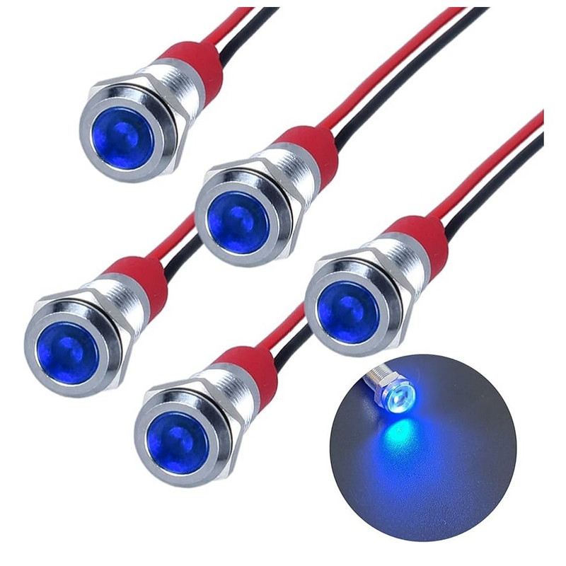 چراغ سیگنال مدل 9V-24V BL 8mm