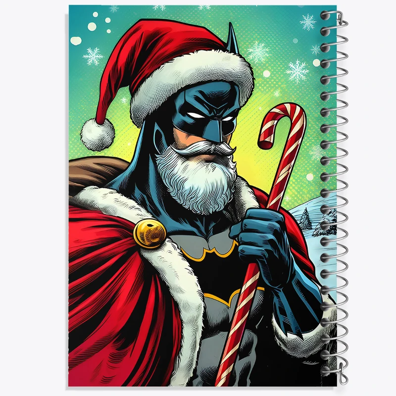 دفتر نقاشی 50 برگ خندالو طرح بتمن بابانوئل کد F8097