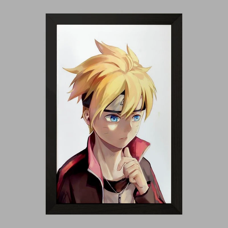 تابلو خندالو مدل بوروتو اوزوماکی انیمه بوروتو Boruto  کد 15743