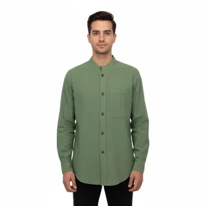 پیراهن الیاف طبیعی مردانه مدل نیما