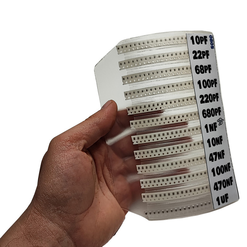پک خازن SMD مصیعلا مدل 0805 بسته 300 عددی