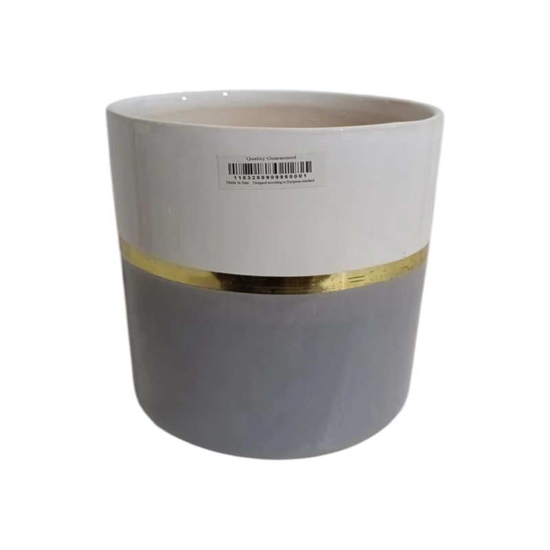 گلدان مدل استوانه سایز 16 سانتی متر