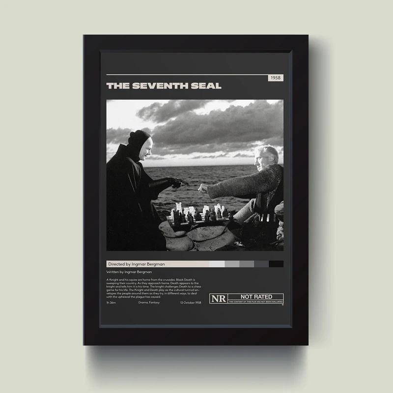 تابلو مدل The Seventh Seal کدQ3926