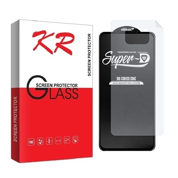 محافظ صفحه نمایش کی آر مدل 2SN مناسب برای گوشی موبایل اپل iPhone X به همراه محافظ پشت گوشی
