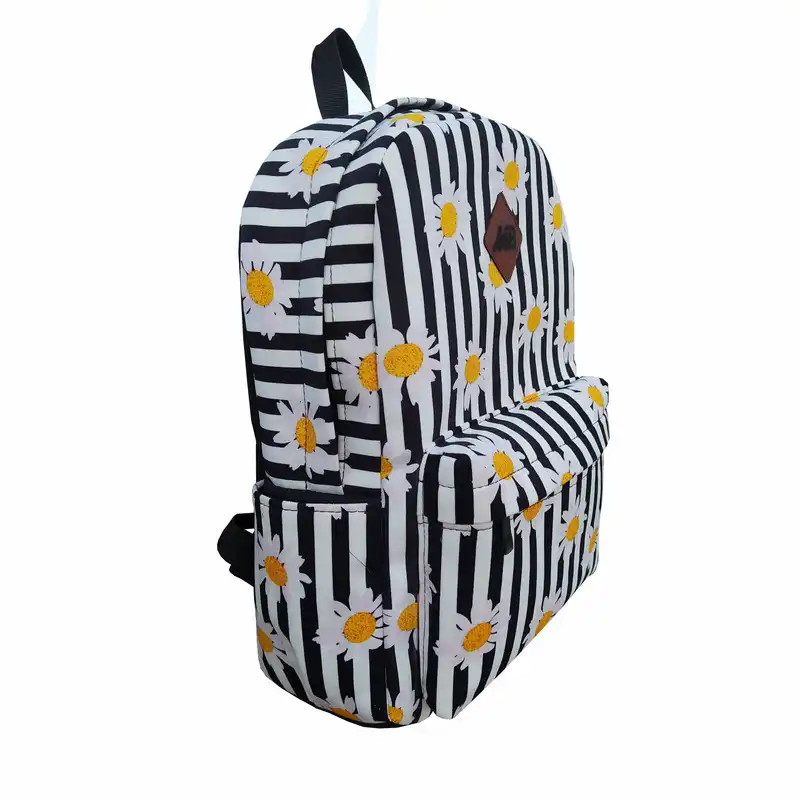 کوله پشتی ام بی مدل مدل بابونه راه راه