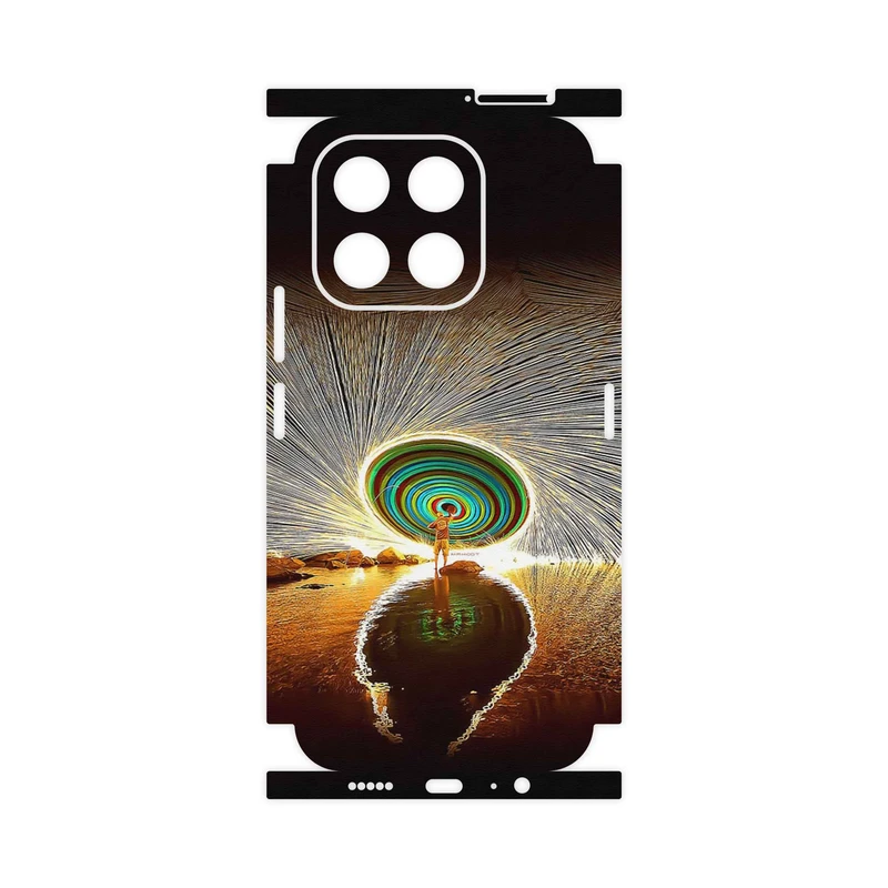 برچسب پوششی ماهوت مدل Night Light Fountain-FullSkin مناسب برای گوشی موبایل آنر X6c