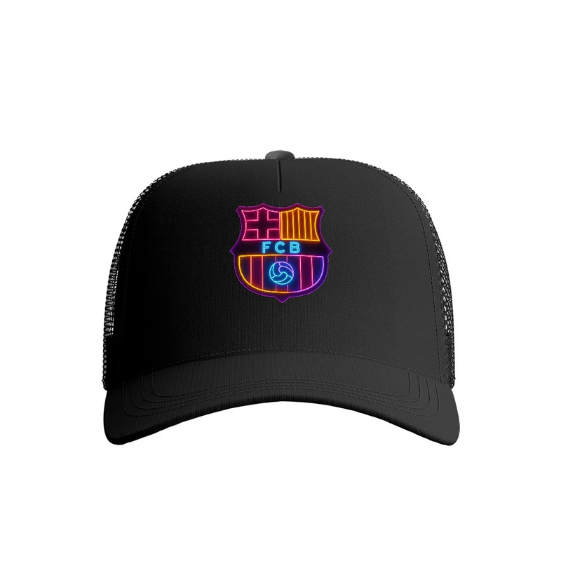 کلاه کپ پاد آفرین مدل فوتبالی بارسلونا کد 796