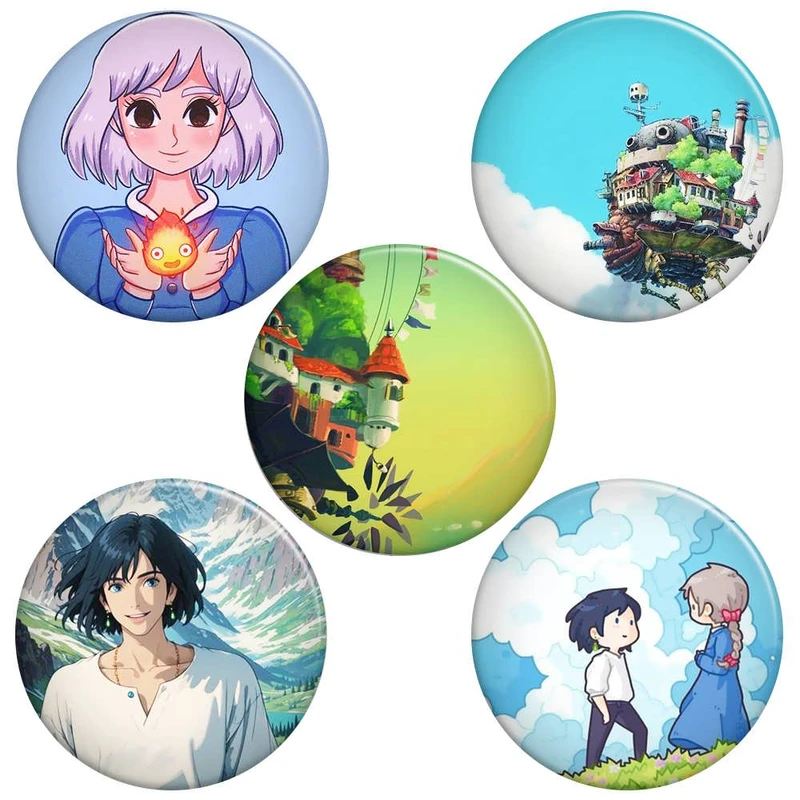 پیکسل گالری باجو طرح انیمه قلعه متحرک هاول کد howl moving castle 24 مجموعه 5 عددی