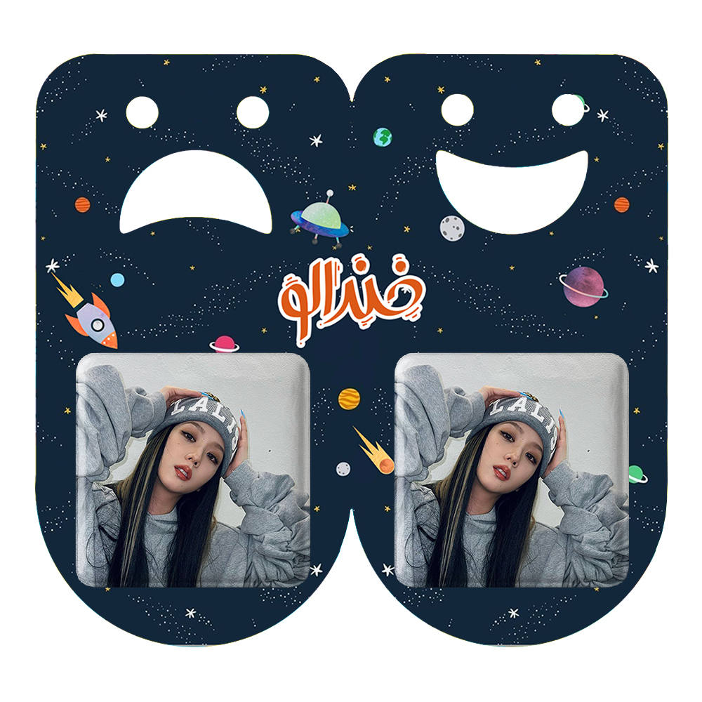 پیکسل خندالو مدل جیسو بلک پینک کد 14205 به همراه مگنت