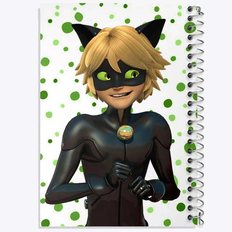 دفتر مشق 50 برگ خندالو مدل پسر گربه ای کد 3466