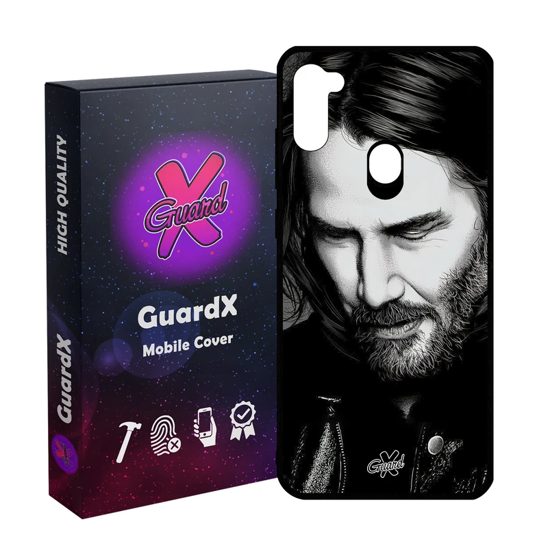 کاور گارد ایکس طرح جان ویک مدل Glass10498 مناسب برای گوشی موبایل سامسونگ Galaxy A11/M11