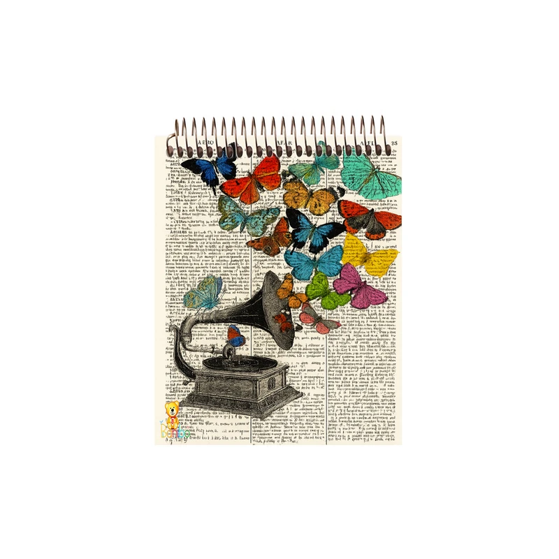 دفترچه نقاشی 50 برگ بانیبو مدل گرامافون کد 2764