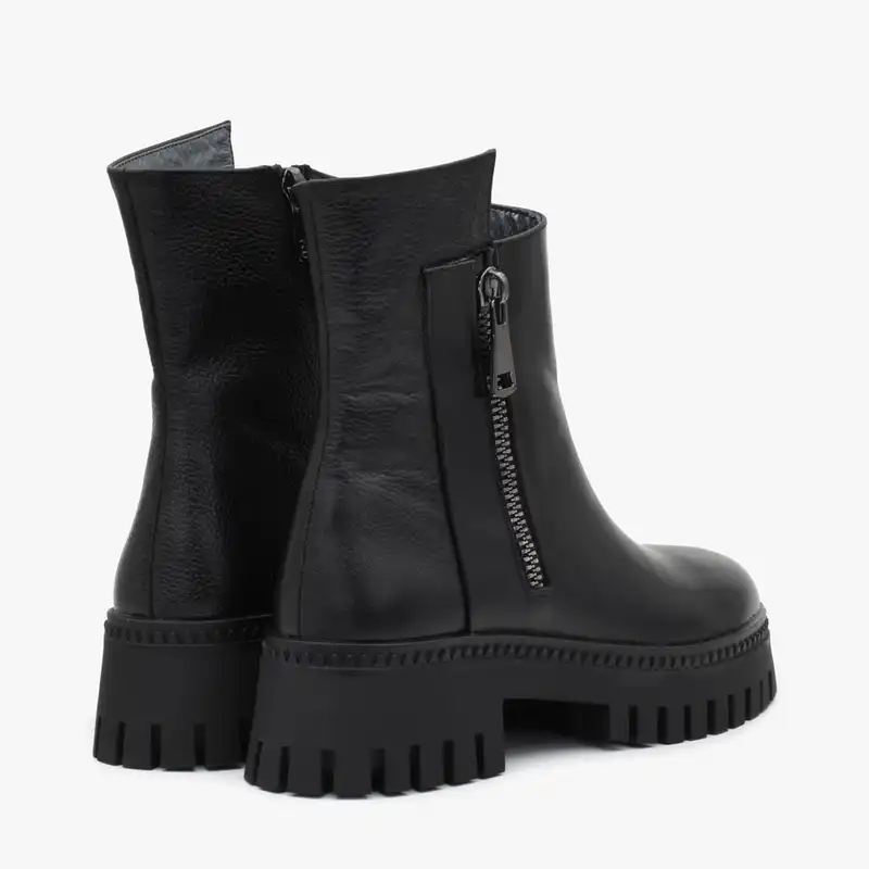 نیم بوت زنانه چرم تهران مدل K66