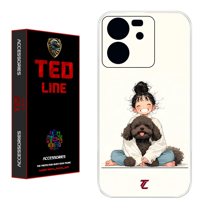 کاور تدلاین طرح سگ کد 1199 مناسب برای گوشی موبایل شیائومی Mi 13T / 13T Pro