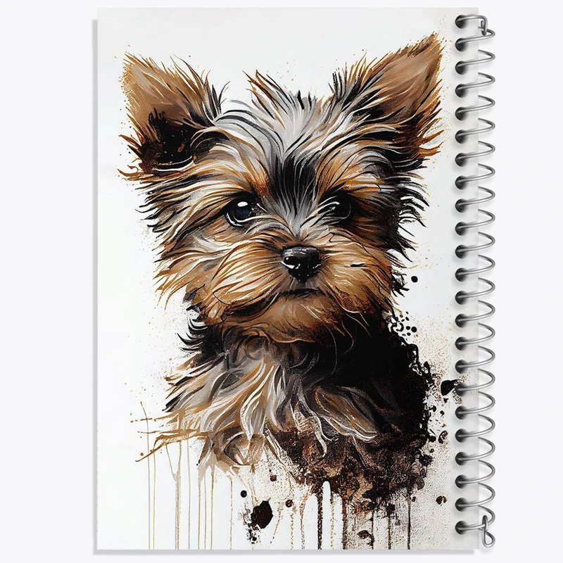 دفتر شطرنجی 50 برگ خندالو طرح سگ کد 28341