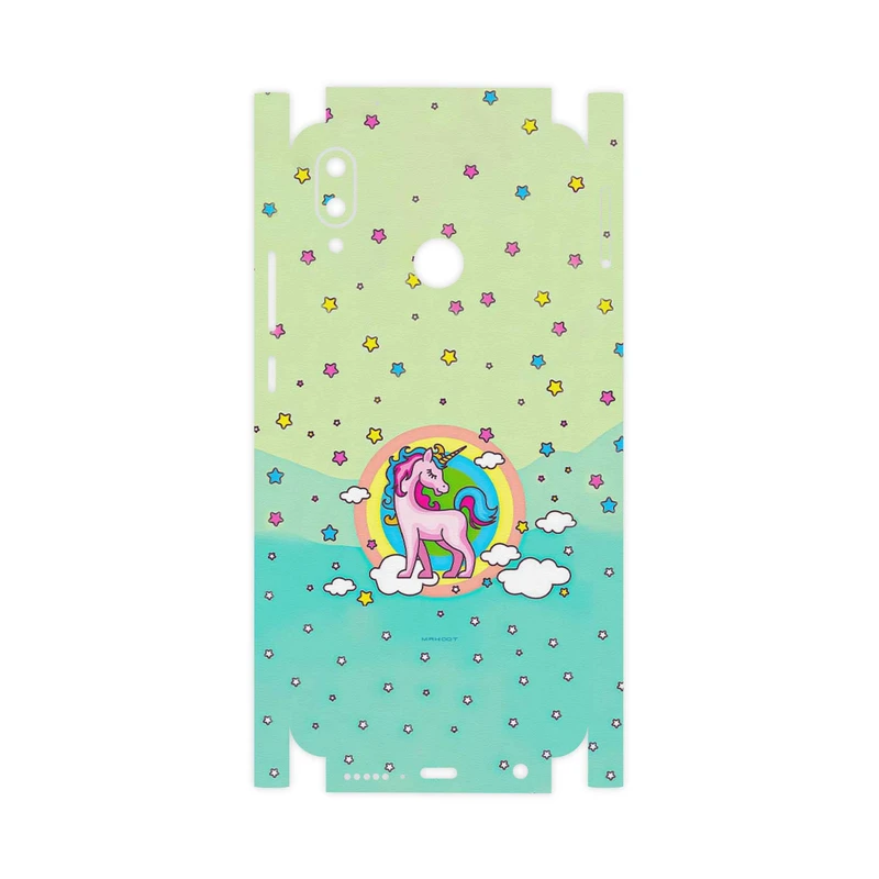 برچسب پوششی ماهوت مدل Rainbow unicorn adventure-FullSkin مناسب برای گوشی موبایل هوآوی Nova 3e