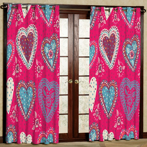 پرده مدل مخمل پانچی کد 6660 سایز 280x140 سانتی متر