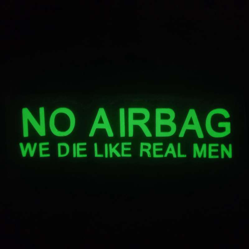 برچسب بدنه خودرو مدل no airbag شبنما