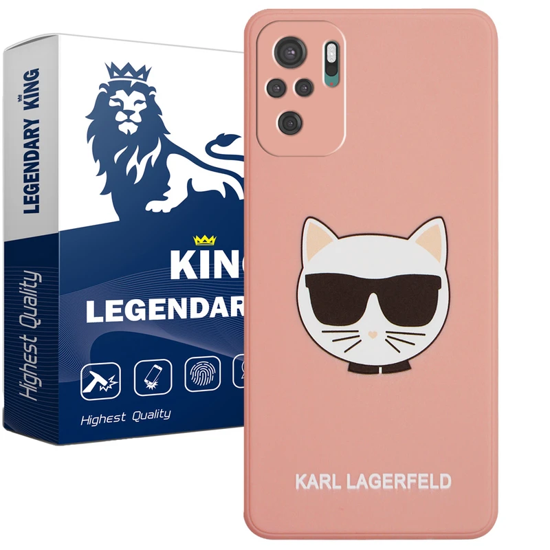کاور لجندری کینگ مدل گربه مناسب برای گوشی موبایل شیائومی Redmi Note10/10S