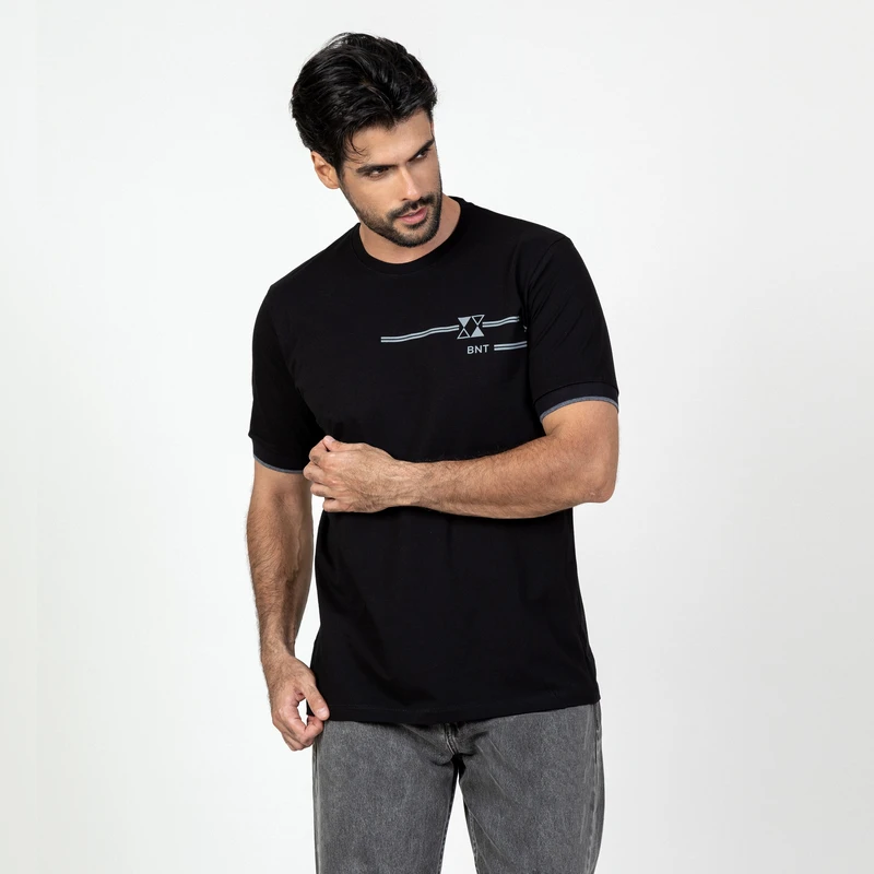 تی‌شرت آستین کوتاه مردانه باینت مدل 819-1