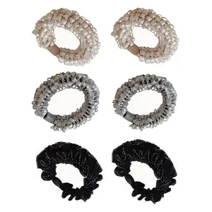 کش مو زنانه مدل فانتزی کد 5 بسته شش عددی