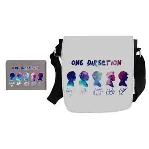 کیف رودوشی مدل گروه One Direction کد kp317 به همراه جا کارتی