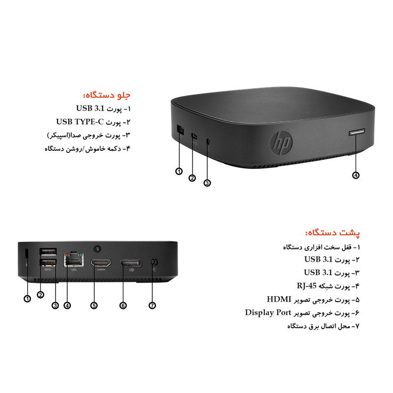 کامپیوتر کوچک اچ پی مدل 430 1