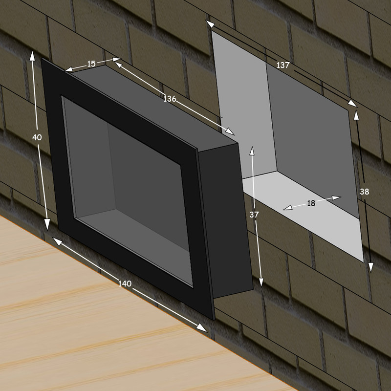 شومینه برقی شومینه تیموری اصل مدل E140-L2