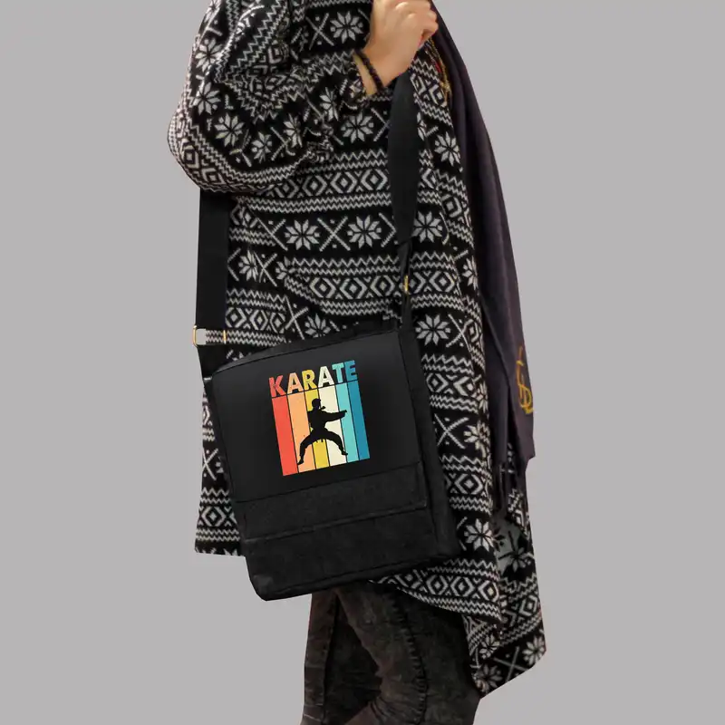 کیف رودوشی چی چاپ مدل رشته ورزشی کاراته کد 65123