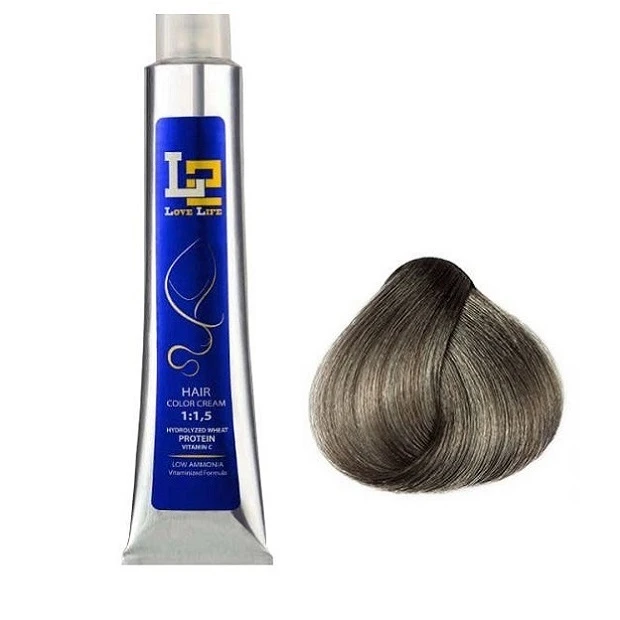 رنگ مو ال تو سری خاکستری شماره 7.01 حجم 100 میلی لیتر رنگ بلوند خاکستری متوسط