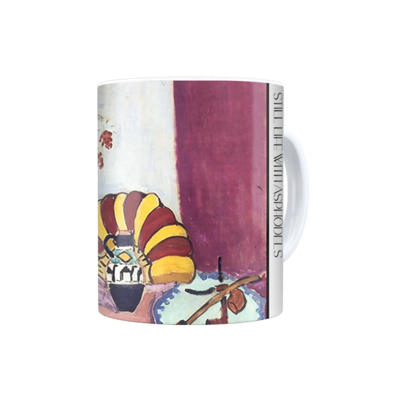 ماگ ترمه طراحان ایده مدل اشیاء بی جان، سوسن ها از ماتیس کد art0660