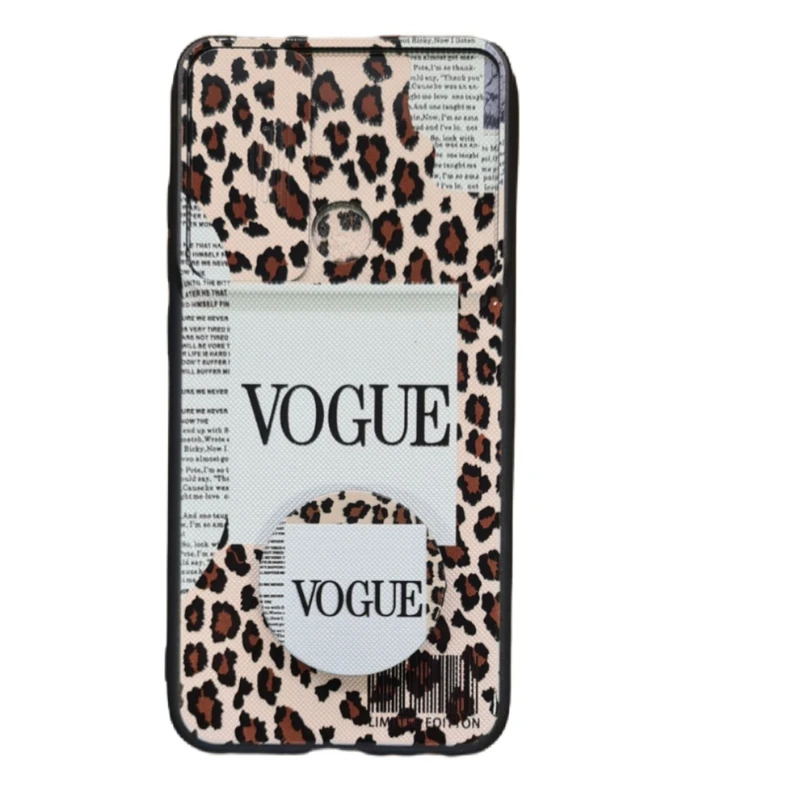 کاور طرح دخترانه کد 830 مناسب برای گوشی موبایل شیائومی Redmi Note 8 به همراه پاپ سوکت